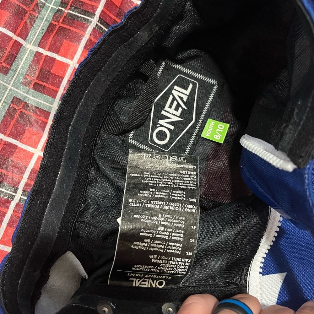 Dynamic Kids Racing Pants - Blue and Red - Picture 3 of 8